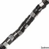Shell Tube Bead 3x4mm