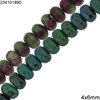 Semi Precious Rondelle Beads 4x6mm