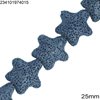 Lava Starfish Beads 25mm