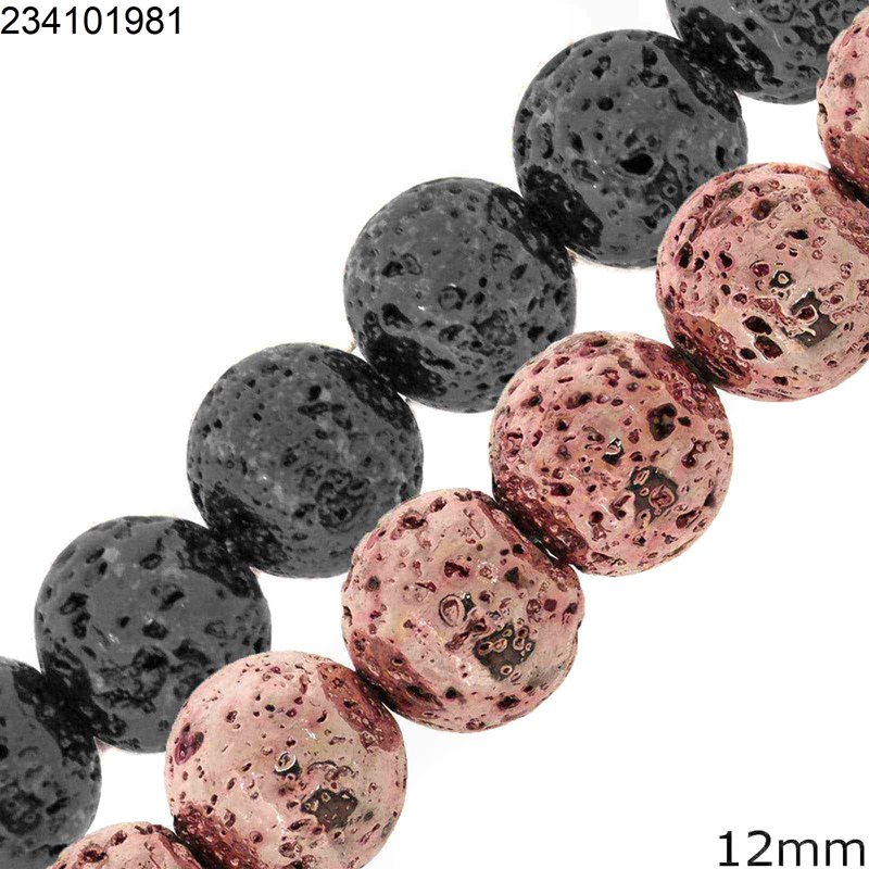 Lava Beads 12mm