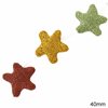 Lava Starfish Beads 40mm