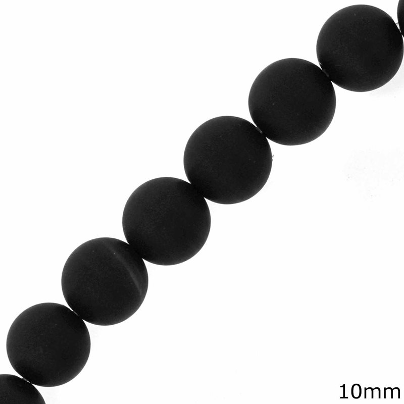 Onyx Matte Beads 10mm