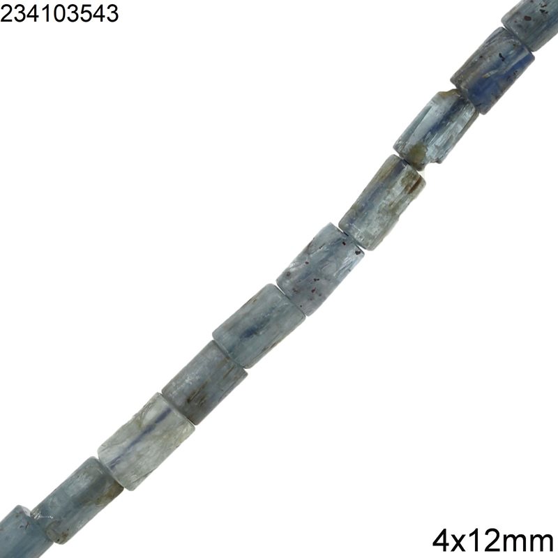 Kyanite Tube Beads 4x12mm
