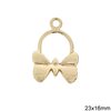 Casting Pendant Butterfly 23x16mm