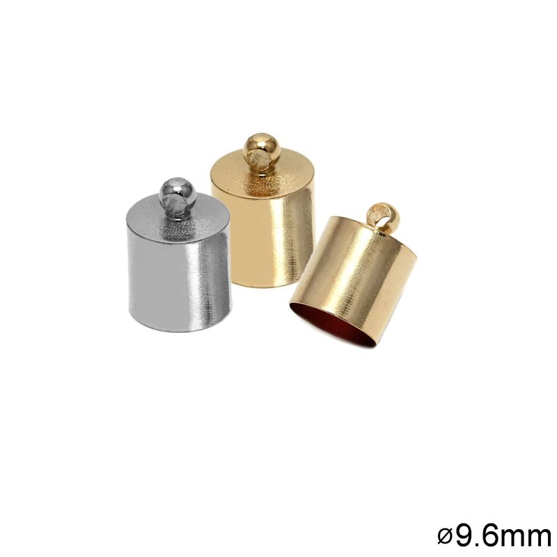 Brass Cap with 9.6mm hole