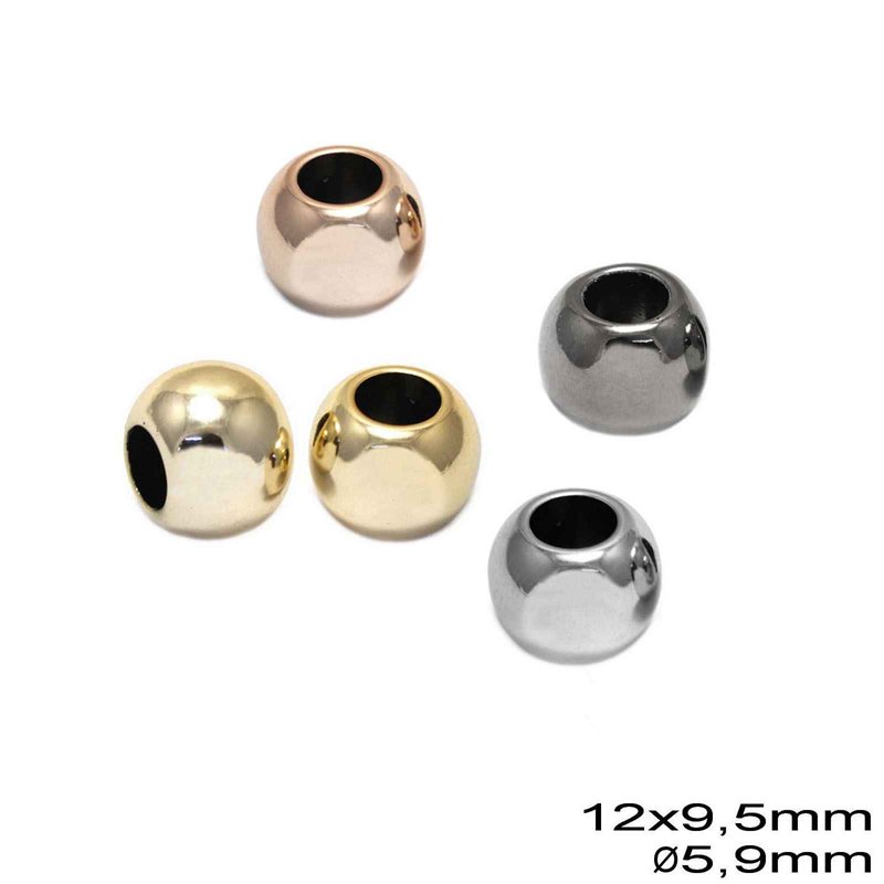 CCB Bead 12x9.5mm with 5.9mm hole