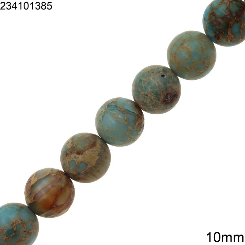 Turquoise Jasper Beads 10mm