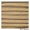 Suede Flat Cord 4x1.4mm