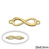 Casting Spacer Infinity Symbol 29x8.5mm