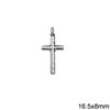 Casting Pendant Cross 16,5x8mm