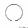Stainless Steel Nose Ring 10-12mm Thickness 0.8mm