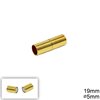 Brass Magnetic Tube Clasp 18mm with 5mm hole