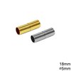 Brass Magnetic Tube Clasp 18mm with 5mm hole