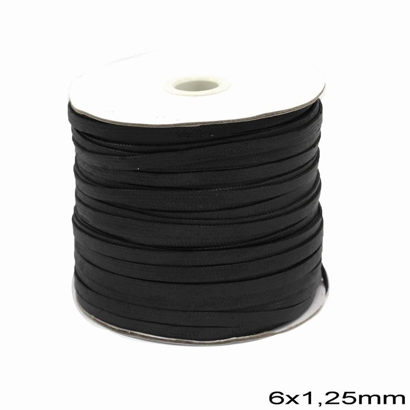 Waxed Cord 6x1,25mm