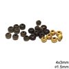 Wooden Bead 4-5x3mm with 1.5mm hole
