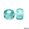Glass Pony Beads 6x3.5mm with 2mm hole