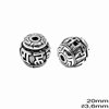 Casting Hollow Bead 20mm