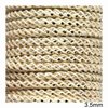Braided Cord with Gold color Line 3,5mm