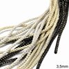 Braided Cord with Gold color Line 3,5mm