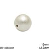 Plastic Pearl 16mm with 2.4mm Hole