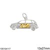 Silver 925 Lucky Charm Car "2024" 13x27mm