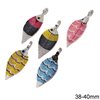 Metallic Fish Pendant 38-40mm,NF