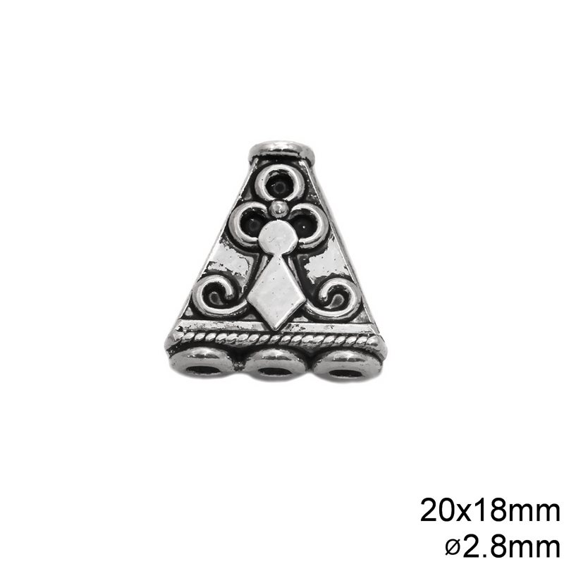 Θυρεός Χυτός Τρίγωνο 20x18mm