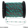 Stainless Steel Link Chain with Enamel 1.6mm