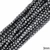Terahertz Faceted Round Beads 3mm