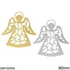 Γούρι Ατσάλινο Διακοσμητικό Κρεμαστό Άγγελος 90mm