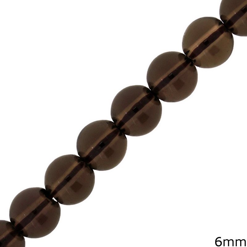 Smoke Quartz Beads 6mm