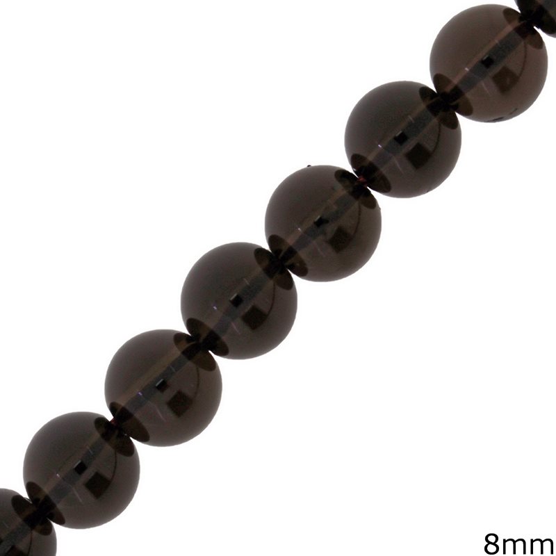 Smoke Quartz Beads 8mm