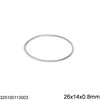 Stainless Steel Oval Ring 16-26mm
