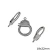 Stainless Steel Finished Keychain 22-33mm