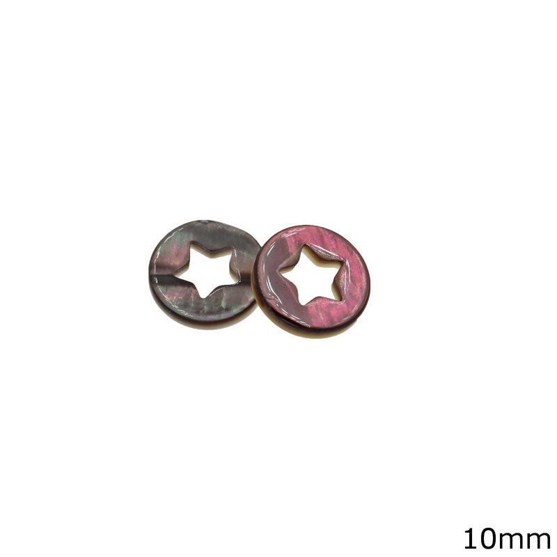 Mop-shell Decorative Star 10mm