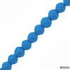 Hematite Round Faceted Beads 4mm