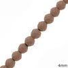 Hematite Round Faceted Beads 4mm