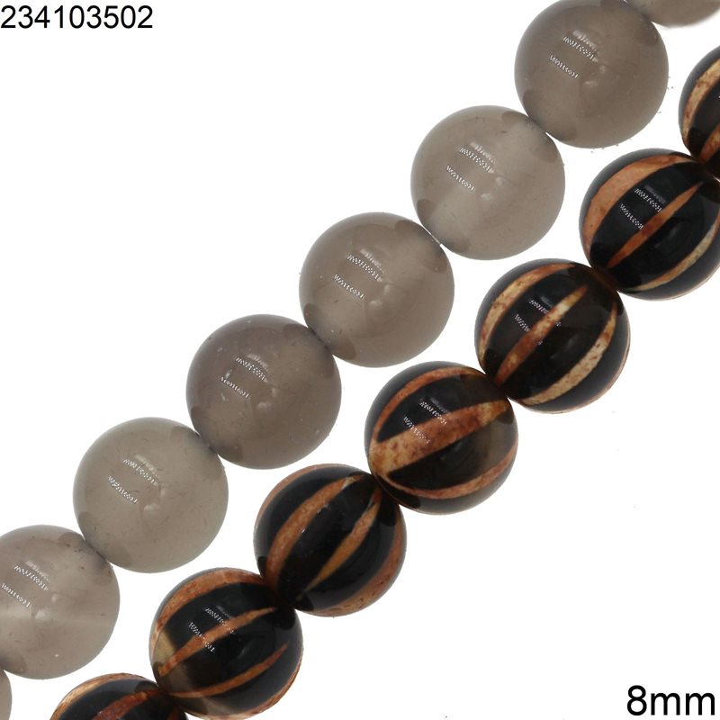 Agate Round Beads 8mm
