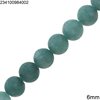 Jade Matte Round Beads 6mm