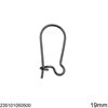 Brass Kidney Earring Hook 19mm
