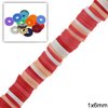 Rubber Rondelle Beads 1x6mm