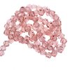 Faceted Glass Twisted Bead 4mm