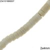 Χάνδρες Τυρκουάζ-Χαολίτης Ροδέλα 2x4mm