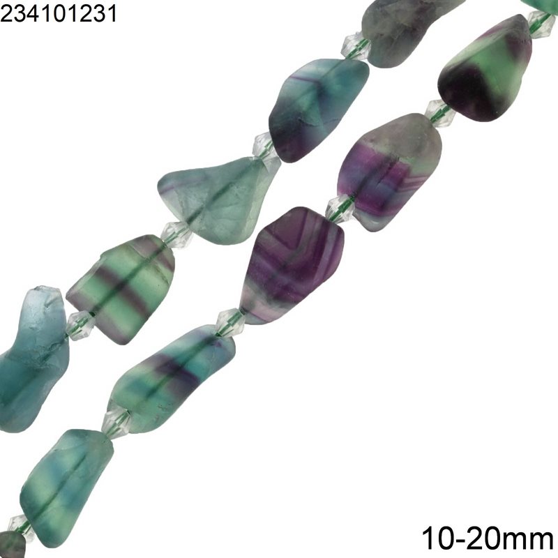 Fluorite Beads Nugget 10-20mm