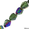Polygon Glass Beads 20mm