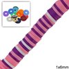 Rubber Rondelle Beads 1x6mm