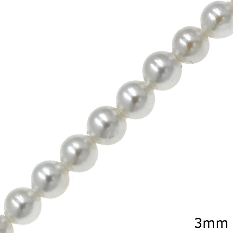 Mop-shell Beads 3mm