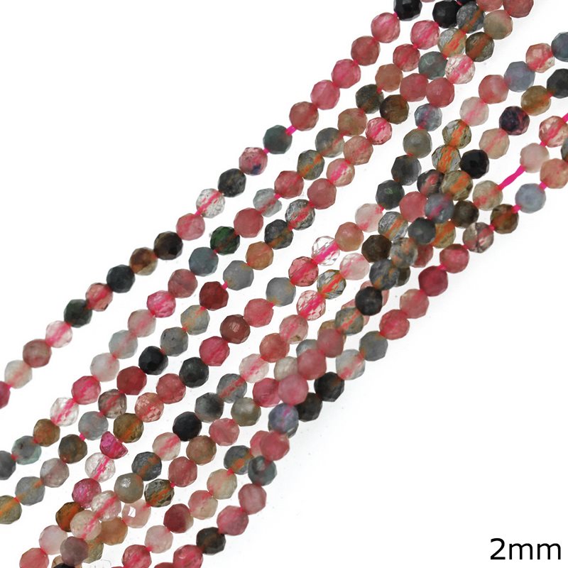 Tourmaline Beads 2mm