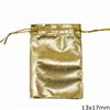 Pouch with Metallic Color 13x17cm