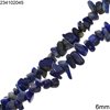 Lapis Chips Beads 6mm